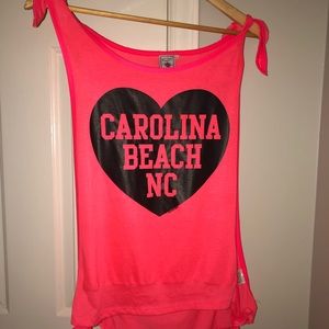 Neon Cut Out Tank Top